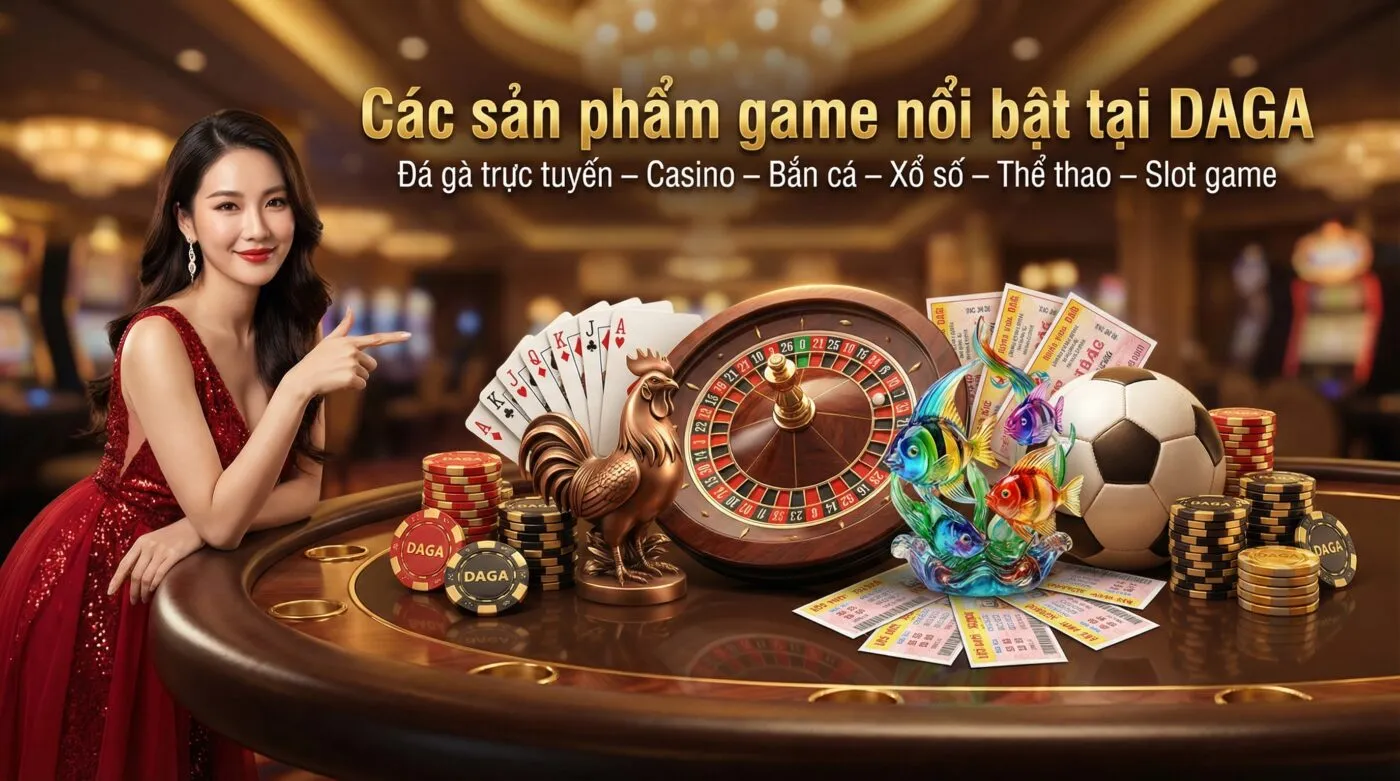 Các sản phẩm game nổi bật tại DAGA