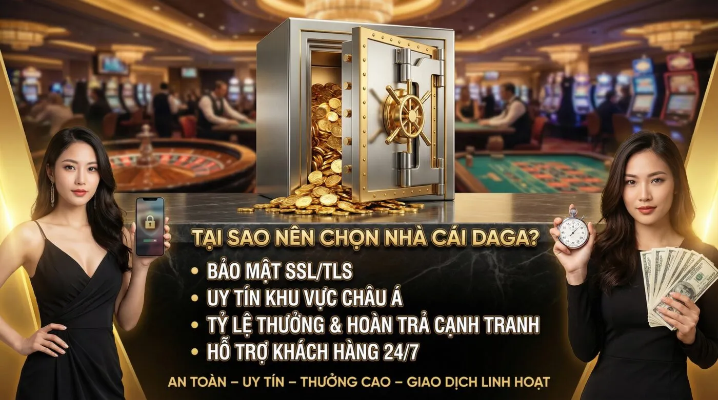 Tại sao nên chọn DAGA làm nhà cái cá cược trực tuyến